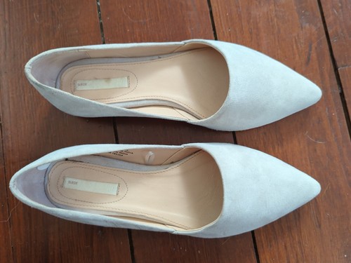 Suede balerina shoes m - balerina, h&m