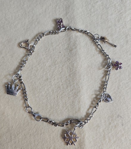 Charm bracelet silver tone - charm,