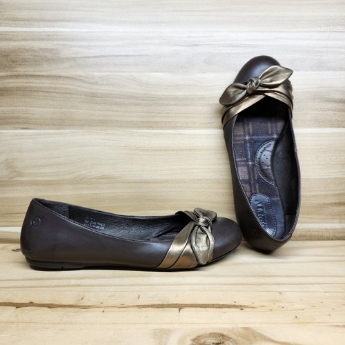 Born womens flats us - 7.5, brown
