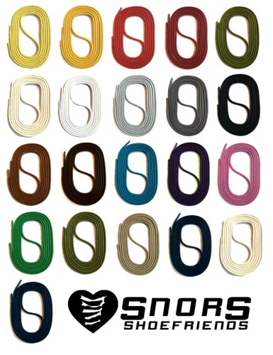 Snors waxed shoelaces 150cm - snors,