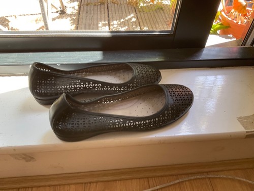 Rare black balerina - balerina, leather